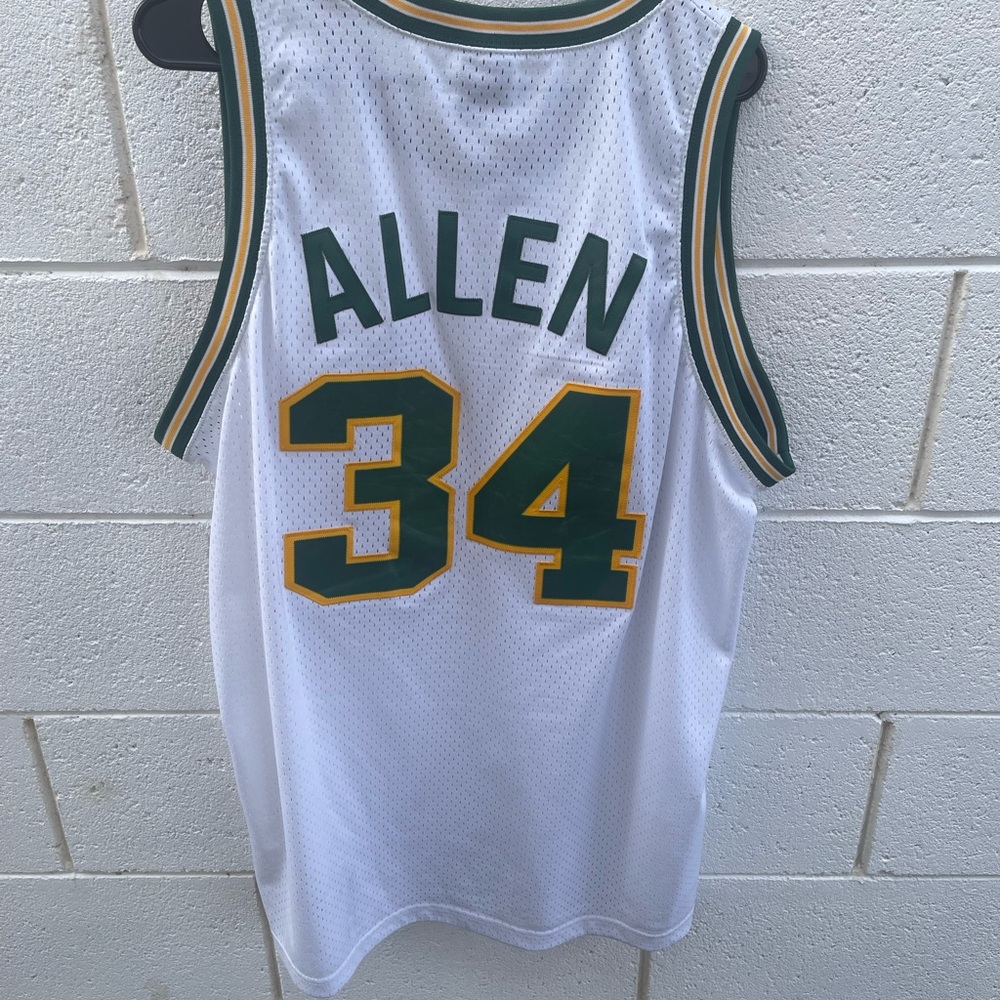 Vintage Nike Ray Allen Seattle‎ Supersonics Swingman Retro Jersey - Picture 4 of 7